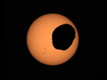 #AstroMiniBR: avistamos um eclipse solar em Marte!