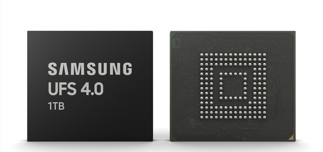 Samsung anuncia armazenamento UFS 4.0 com o dobro de velocidade 