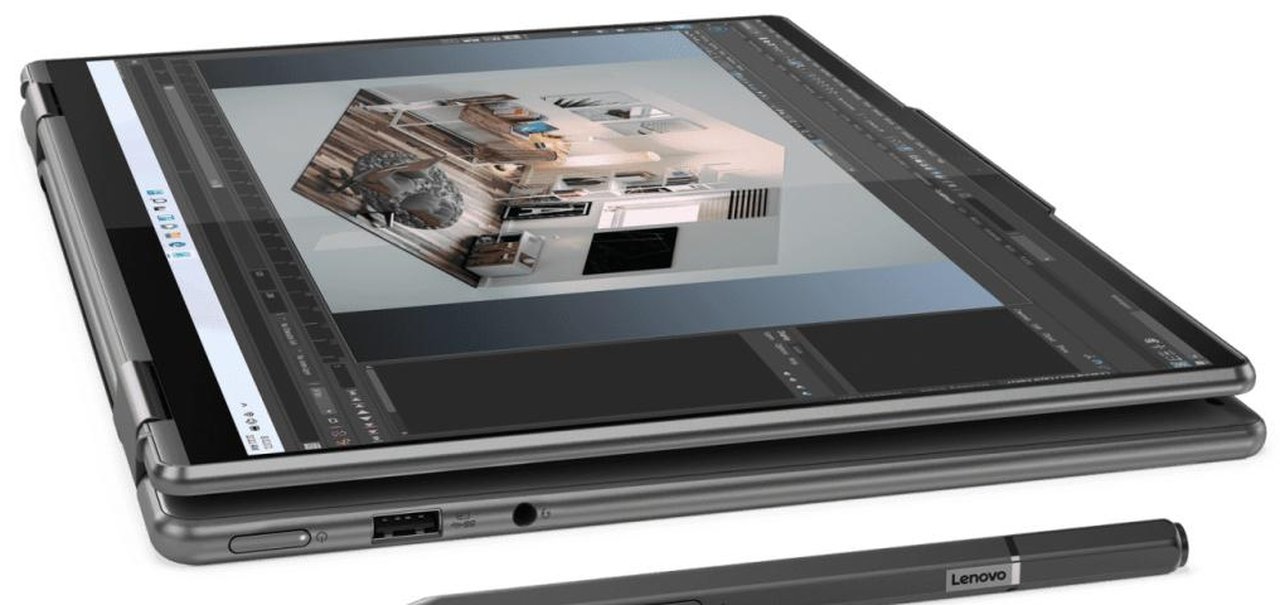 Lenovo lança notebooks ultrafinos com tela 4K e Windows 11