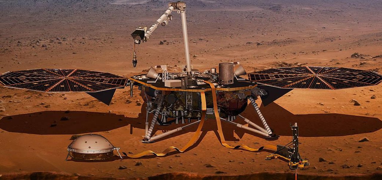 Poeira abrevia missão de sonda espacial InSight, enviada a Marte pela NASA