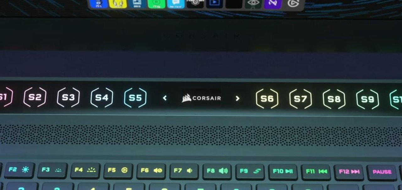 Corsair: primeiro notebook gamer da marca é lançado com touch bar