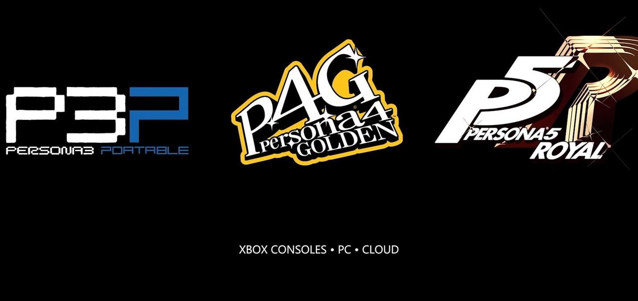 Persona 3, Persona 4 Golden e Persona 5 Royal chegam ao Xbox e Game Pass