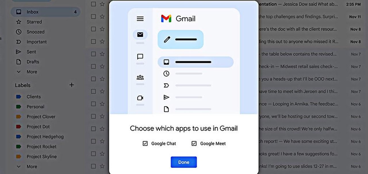 Google lança novo design para o Gmail; veja como ficou