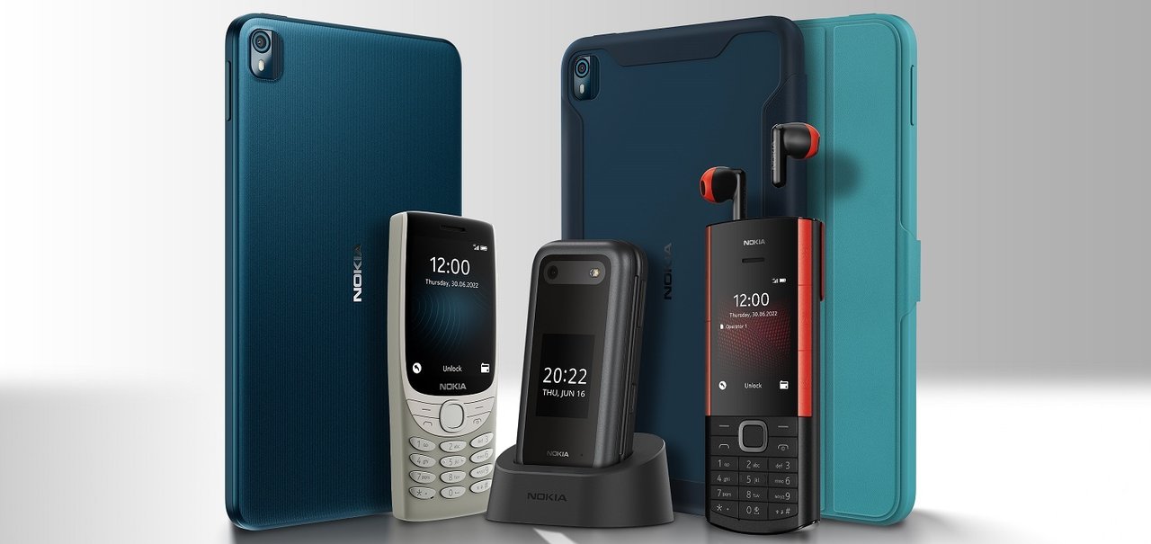 Nokia relança clássicos 8210 4G, 5710 XpressAudio e 2660 Flip