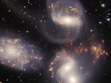 James Webb: conheça o Quinteto de Stephan e suas milhões de estrelas