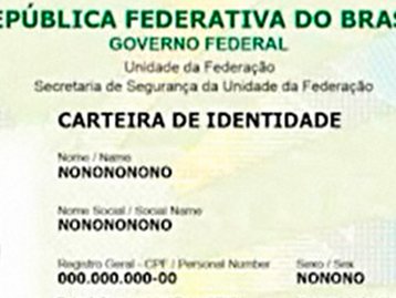 Carteira de Identidade Nacional: emissão começa na próxima semana
