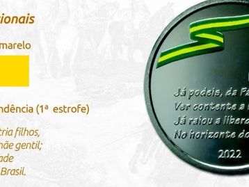 BC lança moeda colorida para celebrar 200 anos da Independência