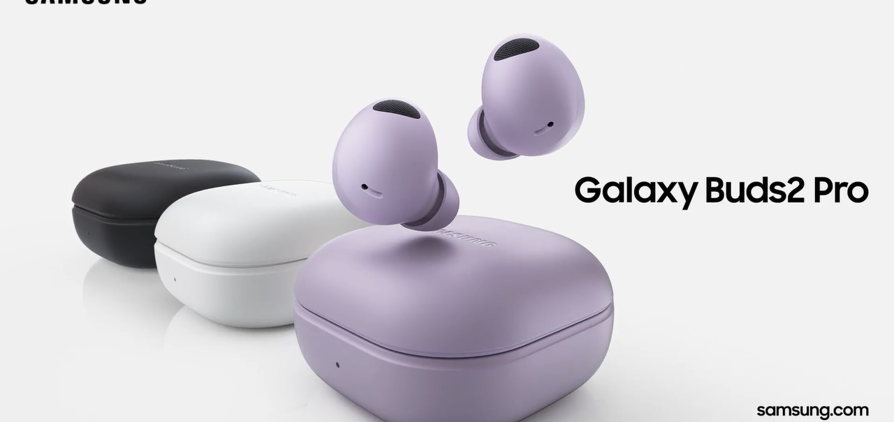 Samsung lança Galaxy Buds 2 Pro com Bluetooth 5.3 e ANC melhorado