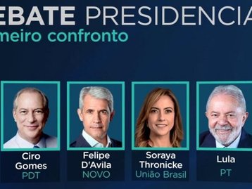 Assista ao debate presidencial da Band completo online