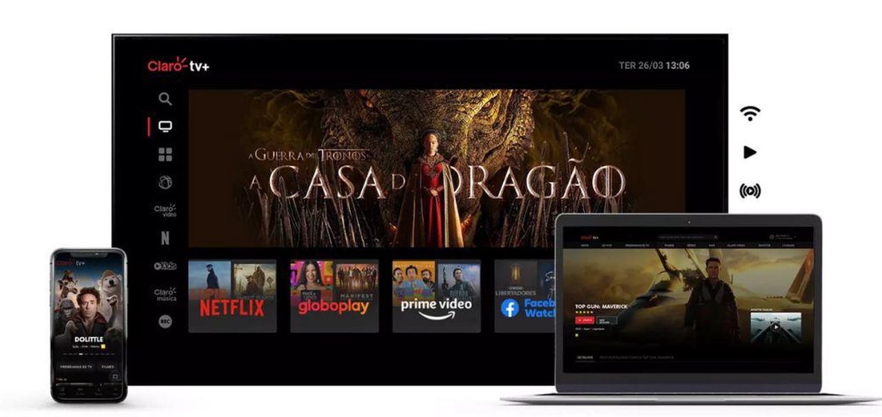 Claro TV+ ganha aplicativo para Smart TVs Android