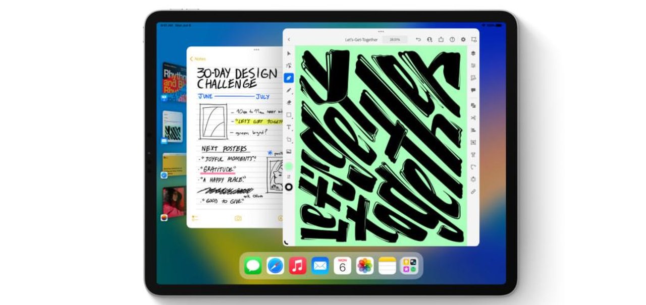 Apple turbina modelos antigos iPadPro com Stage Manager