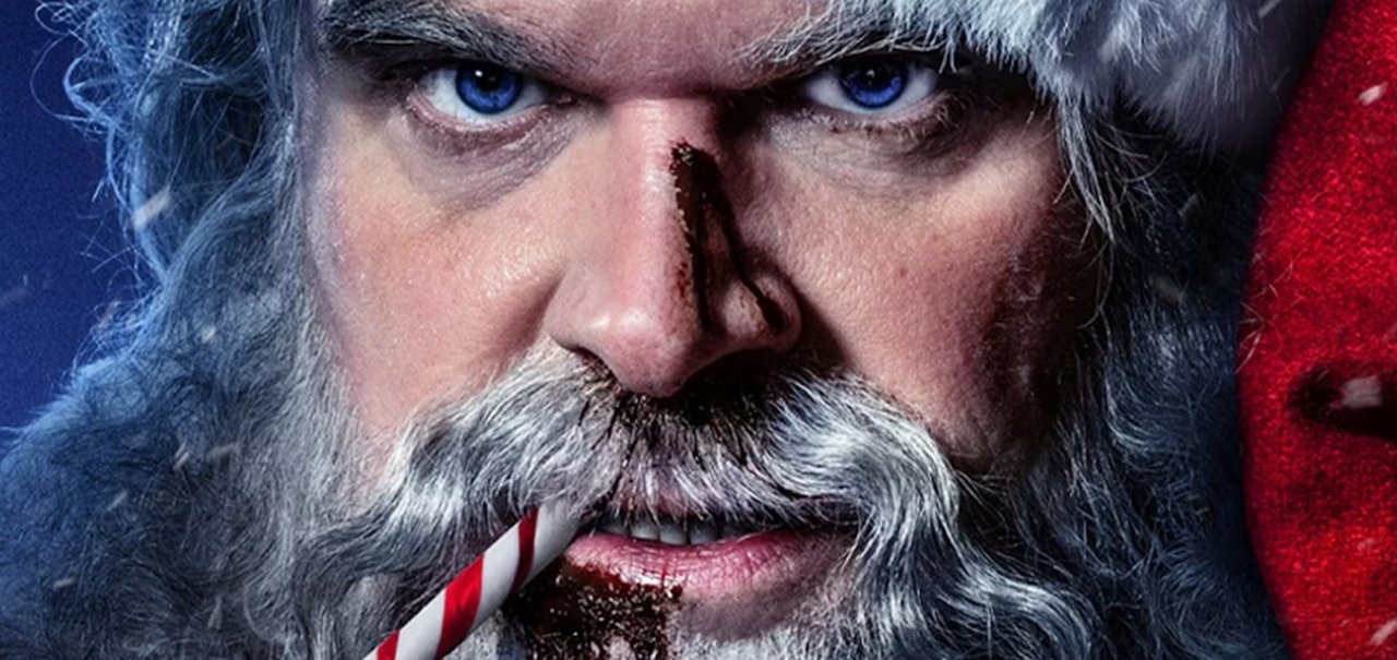 Noite Infeliz: ator de Stranger Things vira papai noel sanguinário