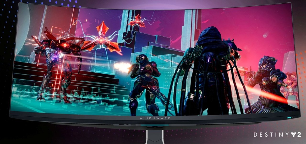 Monitor Alienware QD-OLED ultrawide curvo é lançado no Brasil 