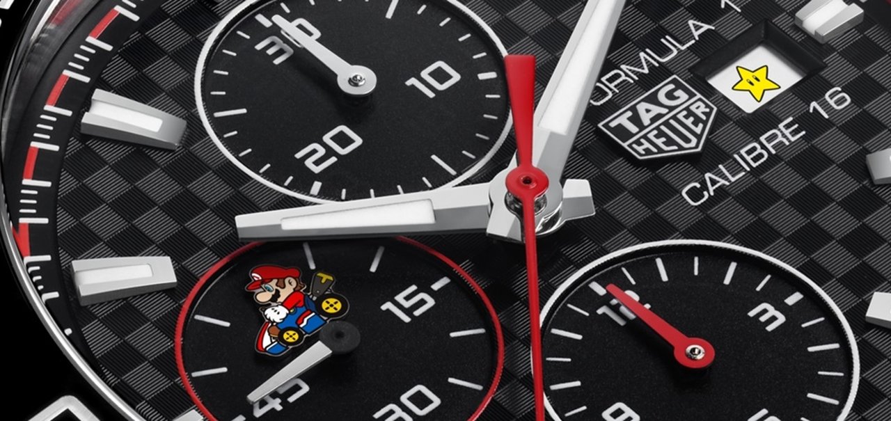 Mario Kart ganha relógio da Tag Heuer que custa até US$ 25 mil