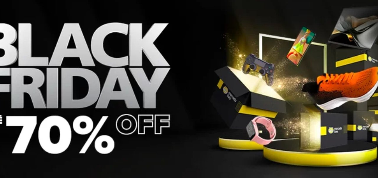 Produtos com até 70% off no aquecimento Black Friday do Mercado Livre