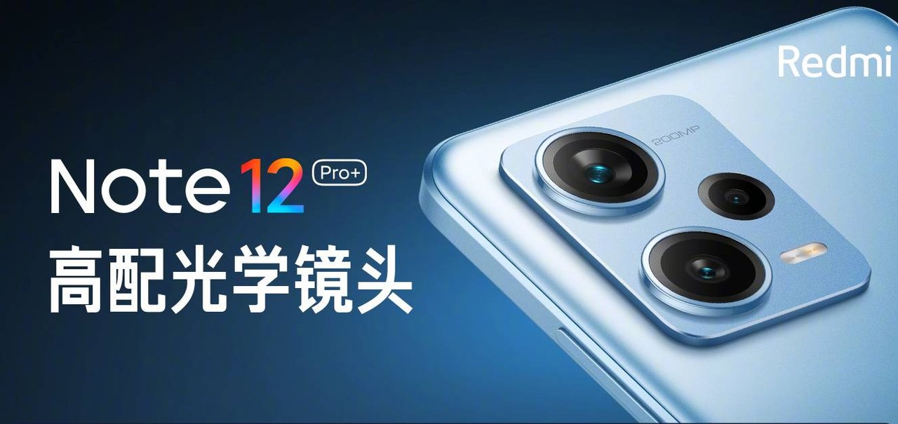 Xiaomi confirma Redmi Note 12 Pro+ com câmera de 200 MP