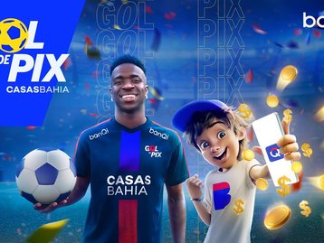 Gol de Pix: Casas Bahia vai fazer você querer ver série de gols