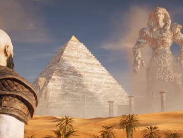 God of War: vídeo criado na UE5 imagina aventura de Kratos no Egito