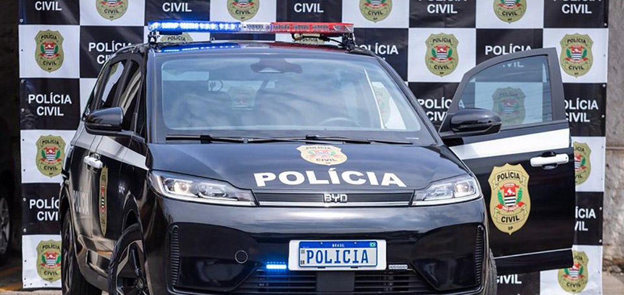 Polícia Civil de SP recebe modelo de carro elétrico para avaliação