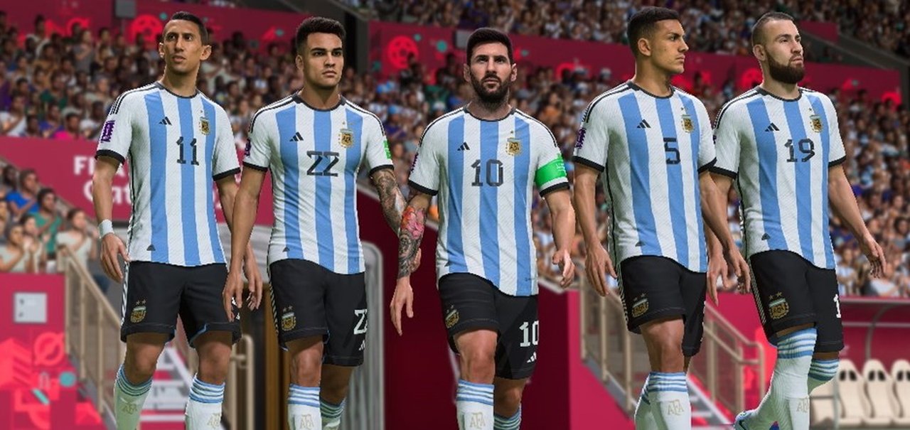 Vixe! FIFA 23 prevê Argentina campeã contra o Brasil na Copa