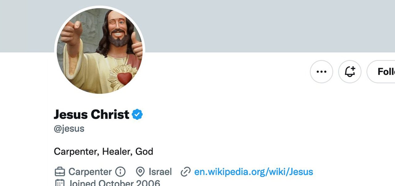 Verificado pago traz fake de Jesus e golpes ao Twitter de Elon Musk