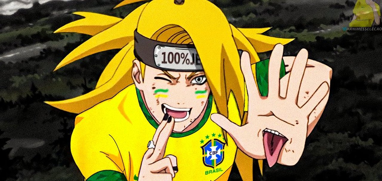 Como seriam os personagens de anime na Copa do Mundo 2022?