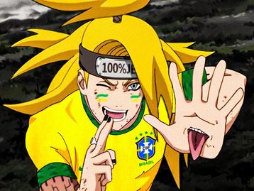 Como seriam os personagens de anime na Copa do Mundo 2022?