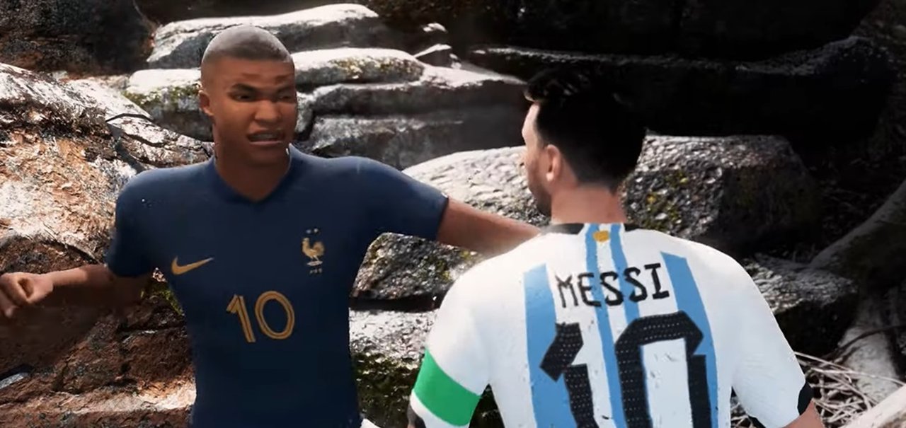 Mbappé e Messi caem na porrada em mod de God of War; confira!