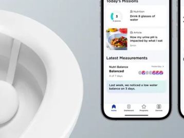 CES 2023: scanner de urina é feito para ser pendurado no vaso