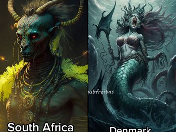 IA 'desenha' países como vilões e Brasil é assustador