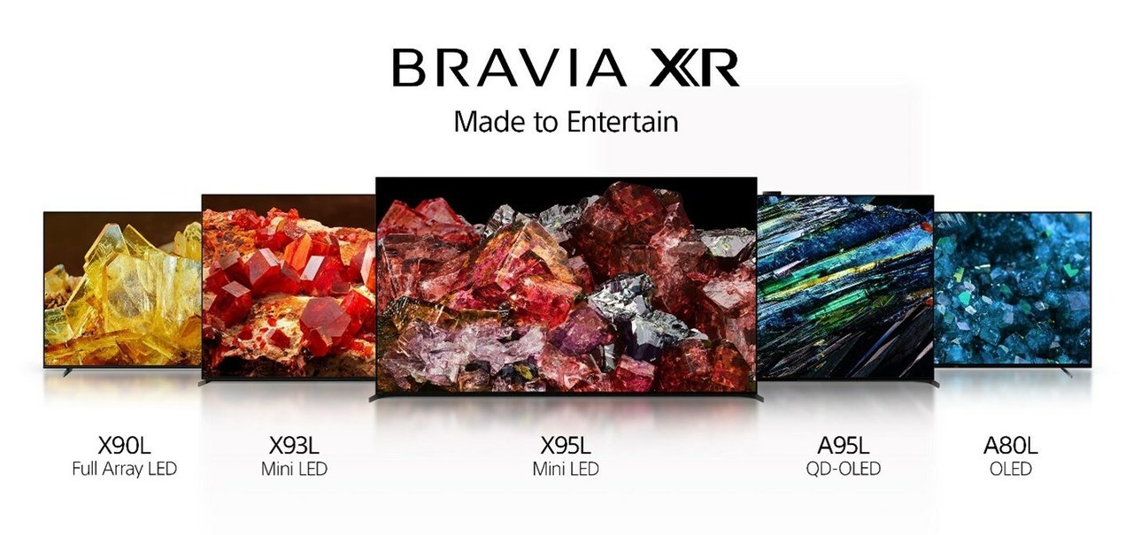 Sony apresenta uma nova linha de TVs Bravia XR; veja as novidades