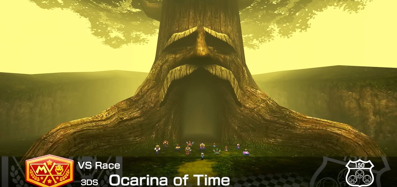 Fã cria pista temática de Ocarina of Time para Mario Kart; confira 