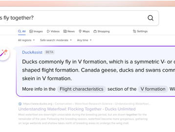 DuckDuckGo oferece respostas elaboradas por IA no motor de busca