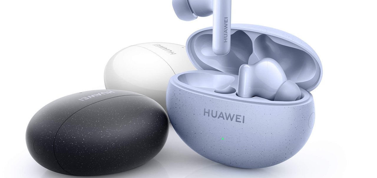 Huawei FreeBuds 5i chega ao Brasil com áudio Hi-Res e preço reduzido