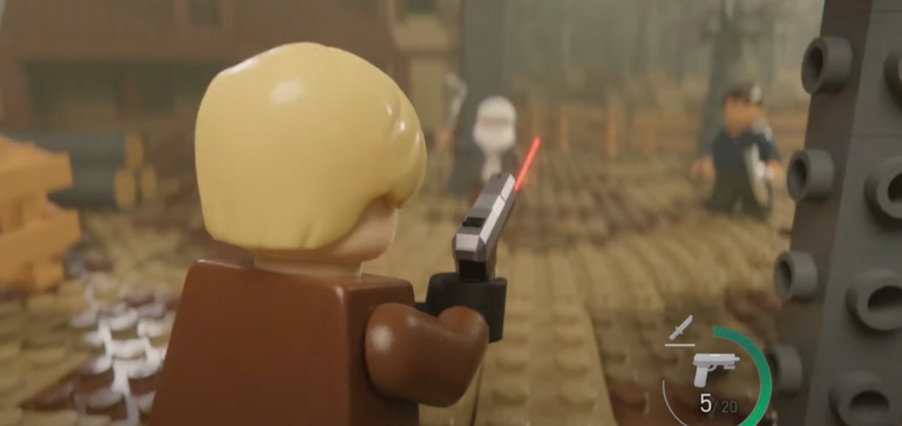 Resident Evil 4: YouTuber recria abertura do jogo em versão LEGO 