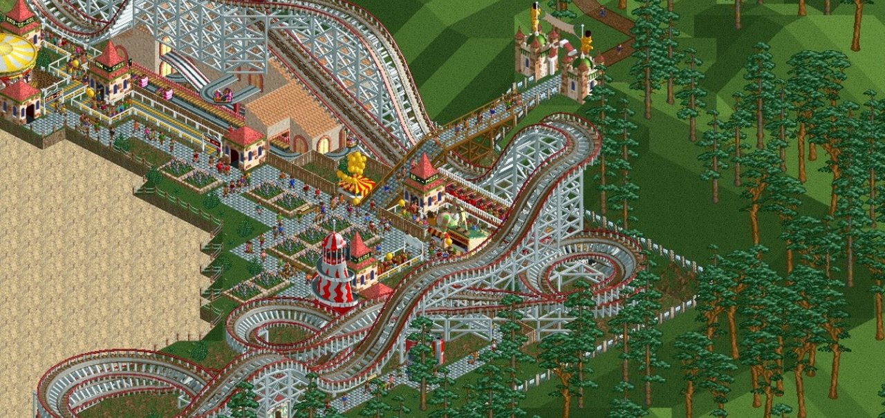 RollerCoaster Tycoon 2: fã cria pista que dura mais que o universo