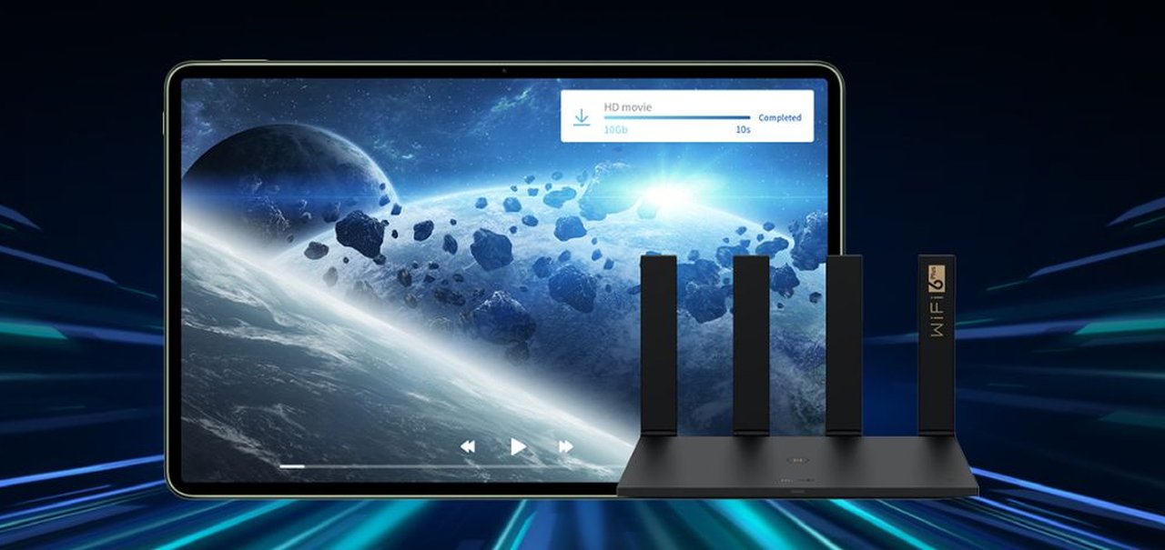 Novo roteador Huawei WiFi AX3 Pro promete até 3.000 Mbps com Wi-Fi 6