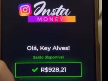 Golpe que promete dinheiro por likes no Instagram é promovido por ex-BBB