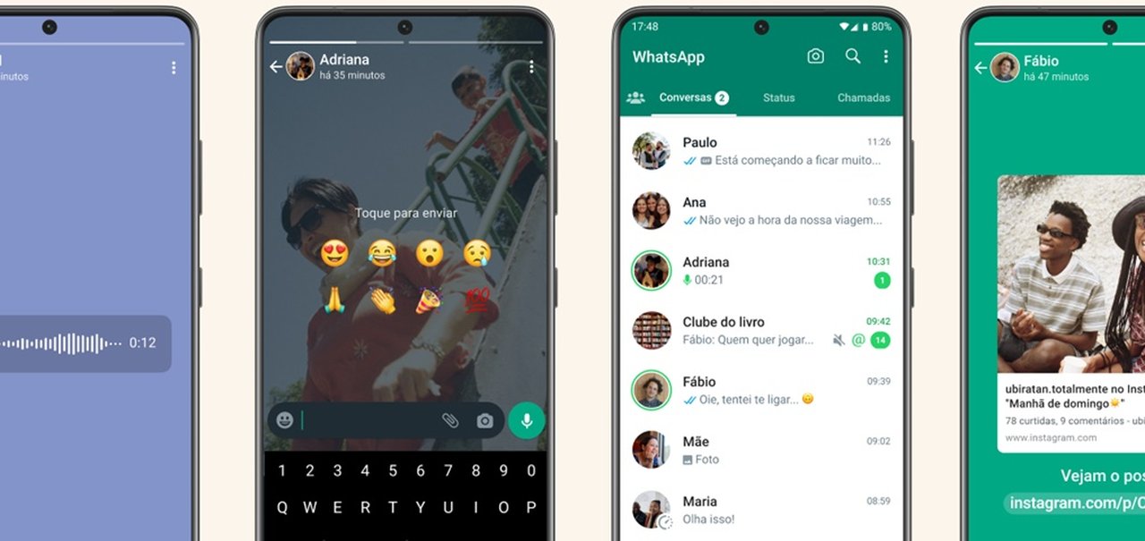 WhatsApp: nova opção compartilha status automaticamente no Facebook