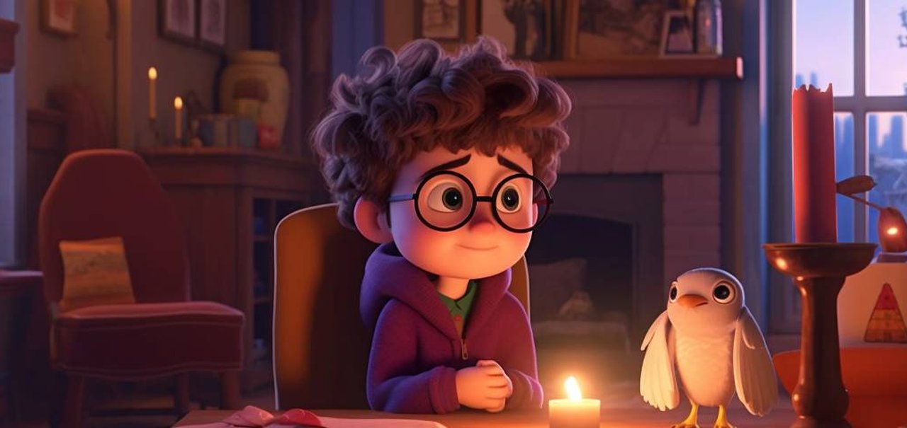 E se Harry Potter fosse uma animação da Pixar? IA mostra resultado