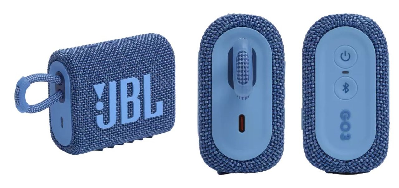 JBL Go 3 Eco: caixa Bluetooth ecológica chega ao Brasil com 5h de bateria