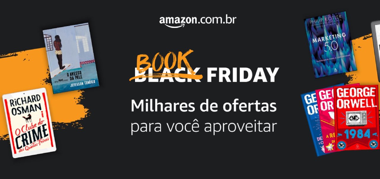 A Book Friday começou! Confira as melhores ofertas em livros