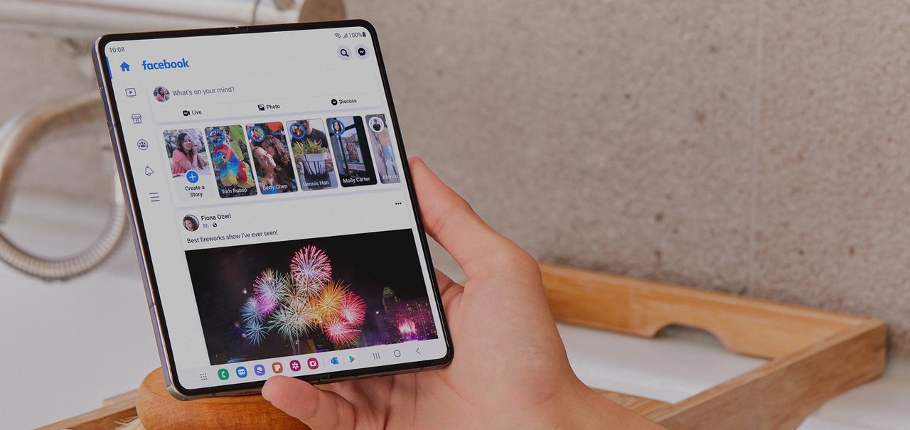 Galaxy Z Fold 5: primeira imagem do celular dobrável da Samsung é revelada