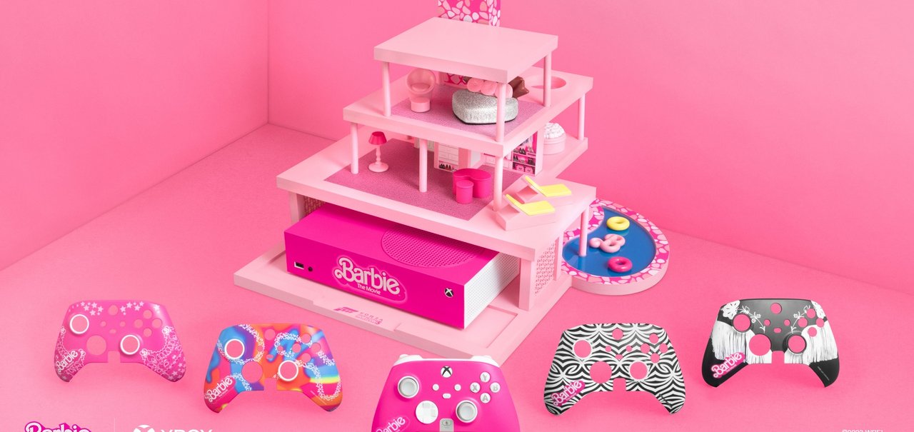 Microsoft revela Xbox Series S da Barbie com casa de boneca