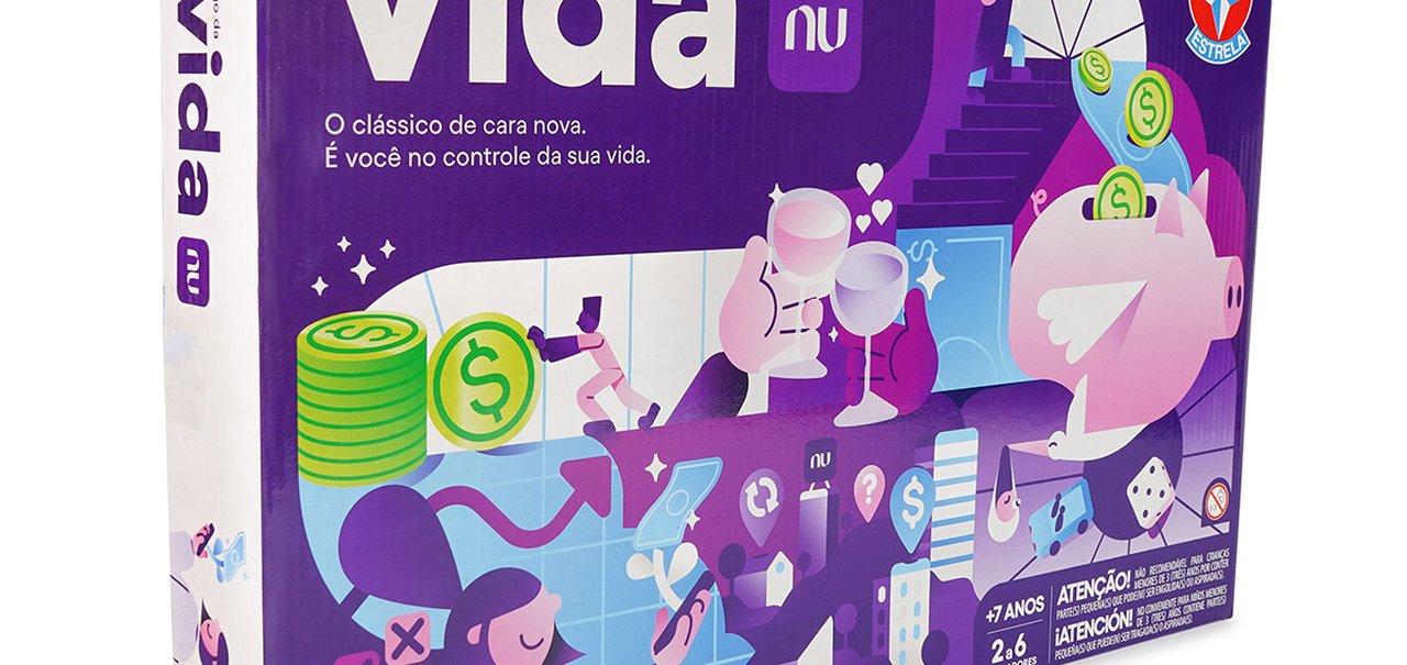 Nubank e Estrela relançam o clássico Jogo da Vida com foco em educação