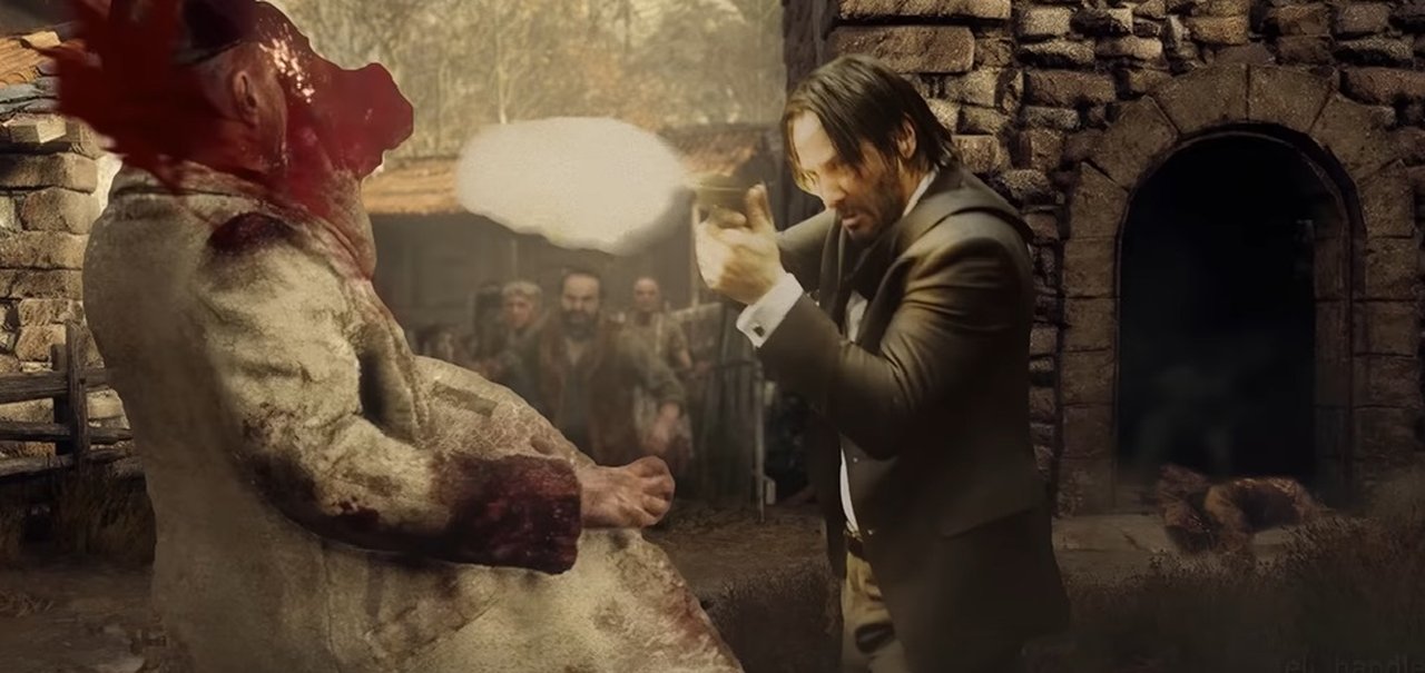 John Wick vira protagonista de Resident Evil 4 em vídeo incrível 