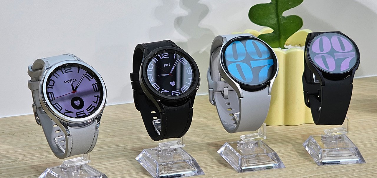 Galaxy Watch 6 e 6 Classic chegam com telas maiores; veja todas as novidades