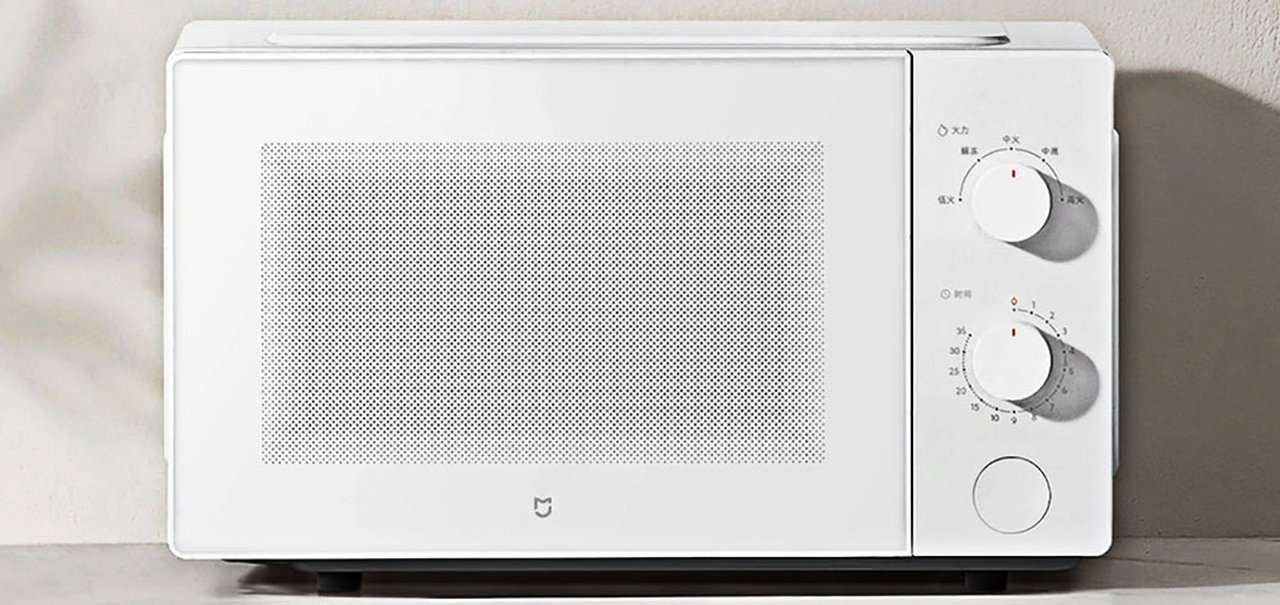 Xiaomi anuncia micro-ondas de R$ 200 com visual minimalista e compacto