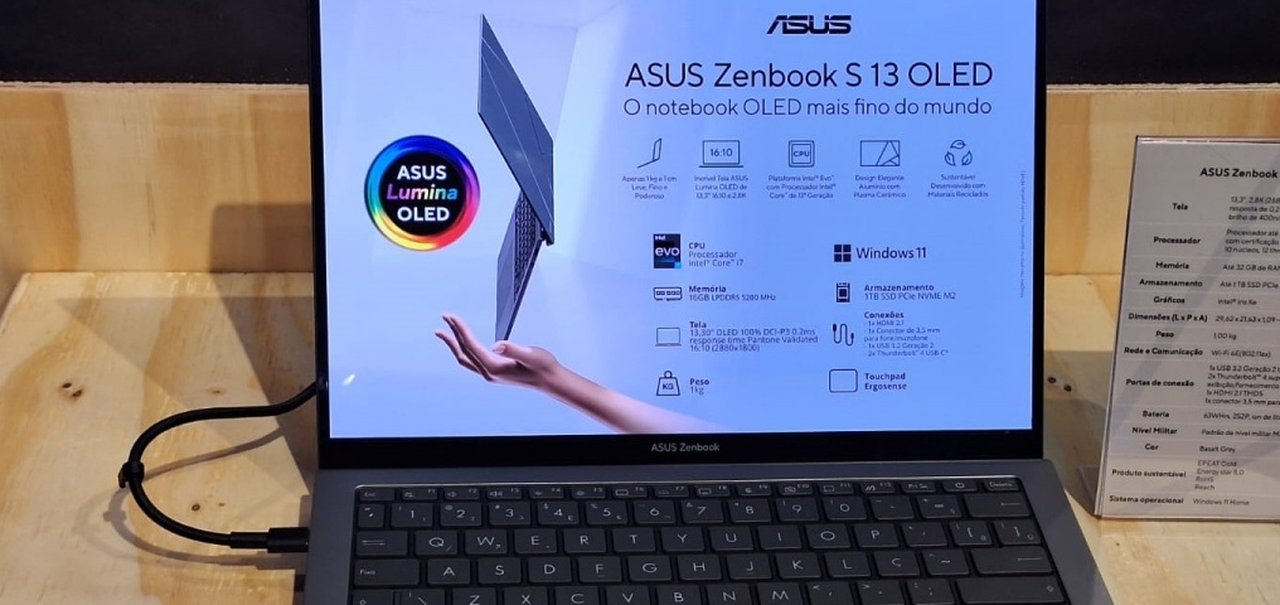 Asus lança notebook de 1 cm e mais 3 outros modelos no Brasil; confira