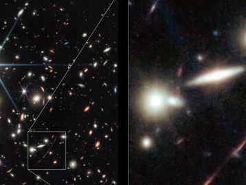 Estrela mais distante do universo é detectada pelos telescópios Hubble e James Webb